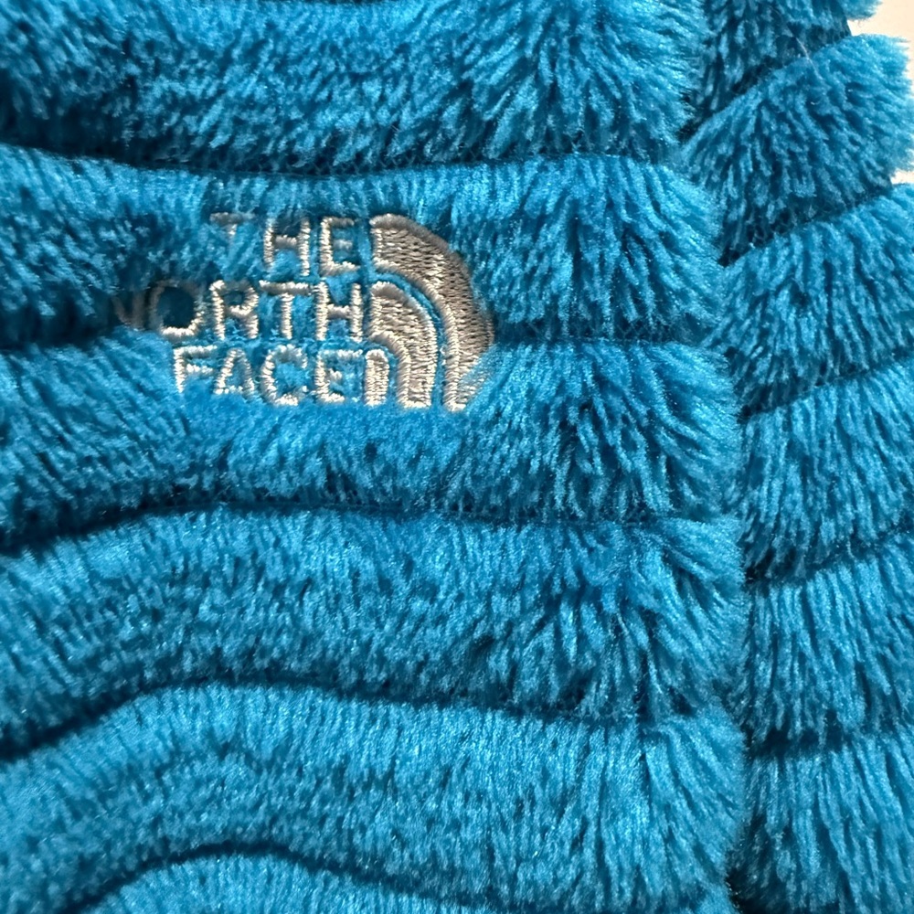 The North Face Women's Bright Blue Plush Fleece Jacket - Picture 3 of 7